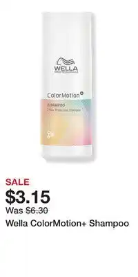Ulta Beauty Wella ColorMotion+ Shampoo offer