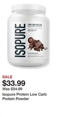 Ulta Beauty Isopure Protein Low Carb Protein Powder offer
