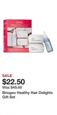 Ulta Beauty Briogeo Healthy Hair Delights Gift Set offer