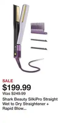 Ulta Beauty Shark Beauty SilkiPro Straight Wet to Dry Straightener + Rapid Blow Dryer offer