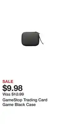 Game Stop GameStop Trading Card Game Black Case offer