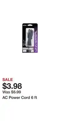 Game Stop AC Power Cord 6 ft offer