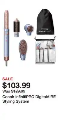 Ulta Beauty Conair InfinitiPRO DigitalAIRE Styling System offer