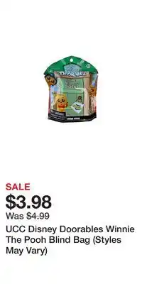 Game Stop UCC Disney Doorables Winnie The Pooh Blind Bag (Styles May Vary) offer
