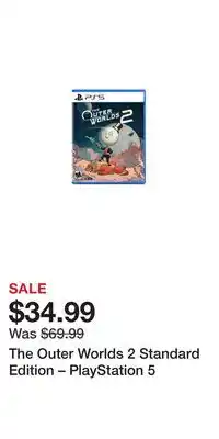 Game Stop The Outer Worlds 2 Standard Edition – PlayStation 5 offer