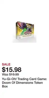 Game Stop Yu-Gi-Oh! Trading Card Game: Doom Of Dimensions Token Box offer