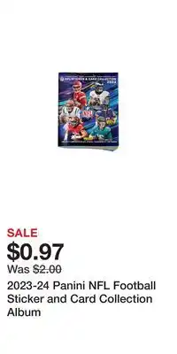 Game Stop 2023-24 Panini NFL Football Sticker and Card Collection Album offer
