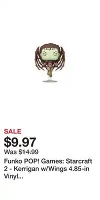 Game Stop Funko POP! Games: Starcraft 2 - Kerrigan w/Wings 4.85-in Vinyl Figure GameStop Exclusive offer