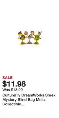 Game Stop CultureFly DreamWorks Shrek Mystery Blind Bag Meltz Collectible Figure (Styles May Vary) offer