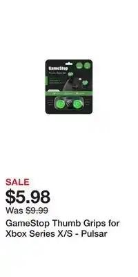 Game Stop GameStop Thumb Grips for Xbox Series X/S - Pulsar offer