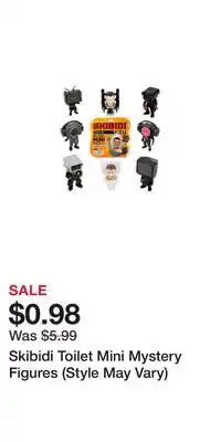 Game Stop Skibidi Toilet Mini Mystery Figures (Style May Vary) offer