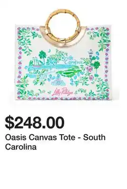 Belk Oasis Canvas Tote - South Carolina offer