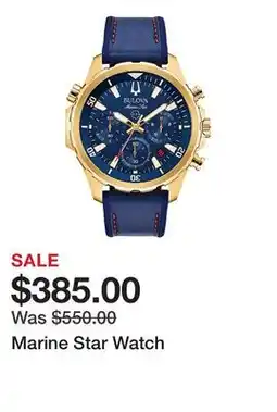 Belk Marine Star Watch offer