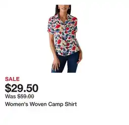 Belk Women's Woven Camp Shirt offer
