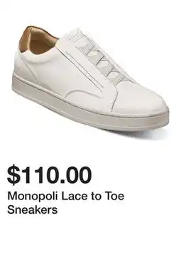 Belk Monopoli Lace to Toe Sneakers offer