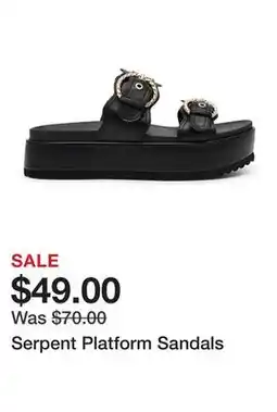 Belk Serpent Platform Sandals offer