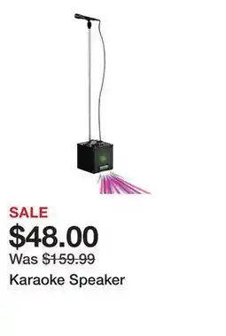 Belk Karaoke Speaker offer