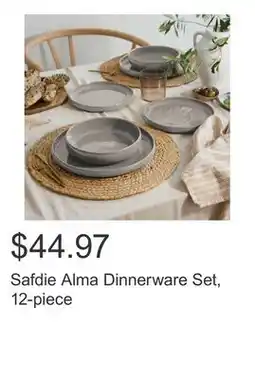 Costco Safdie Alma Dinnerware Set, 12-piece offer