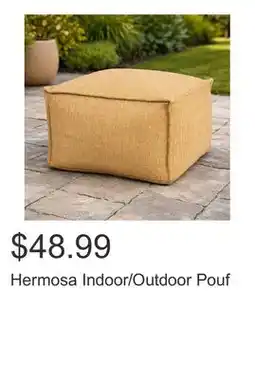 Costco Hermosa Indoor/Outdoor Pouf offer