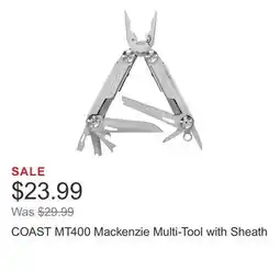 Costco COAST MT400 Mackenzie Multi-Tool with Sheath offer