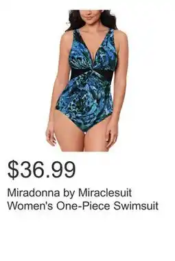 Costco Miradonna by Miraclesuit Women's One-Piece Swimsuit offer