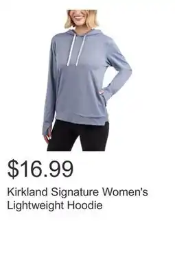 Costco Kirkland Signature Women's Lightweight Hoodie offer
