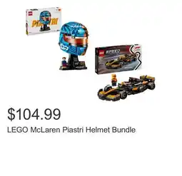 Costco LEGO McLaren Piastri Helmet Bundle offer