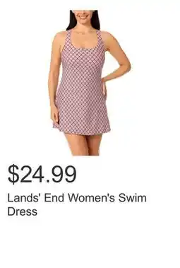 Costco Lands' End Women's Swim Dress offer