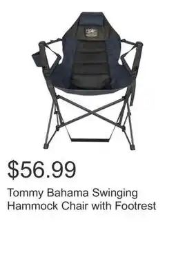 Costco Tommy Bahama Swinging Hammock Chair with Footrest offer