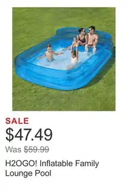 Costco H2OGO! Inflatable Family Lounge Pool offer