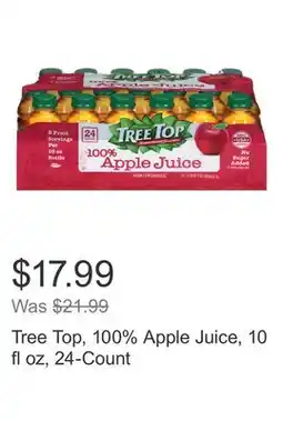 Costco Tree Top, 100% Apple Juice, 10 fl oz, 24-Count offer