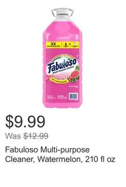 Costco Fabuloso Multi-purpose Cleaner, Watermelon, 210 fl oz offer