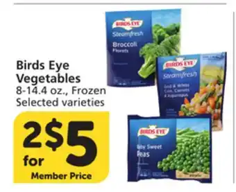Vons Birds Eye Vegetables offer