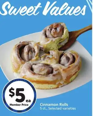Vons Cinnamon Rolls offer