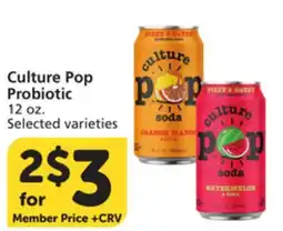 Vons Culture Pop Probiotic offer
