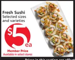 Vons Fresh Sushi offer