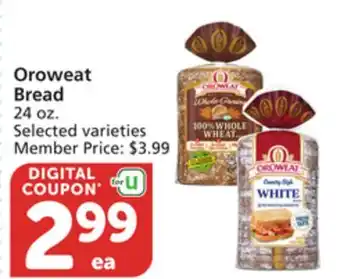 Vons Oroweat Bread offer