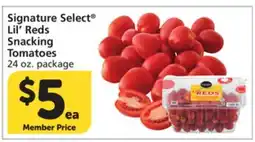 Vons Signature Select Lil' Reds Snacking Tomatoes offer