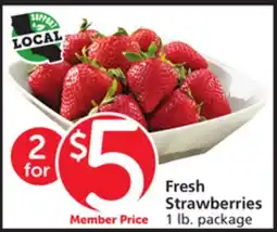 Vons Fresh Strawberries offer