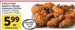 Vons 8 Piece Fried, Baked or Mango Habanero Chicken offer