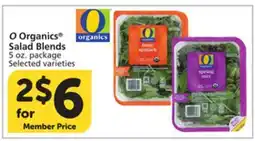 Vons O Organics Salad Blends offer