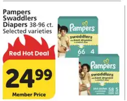 Vons Pampers Swaddlers Diapers offer