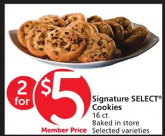 Vons Signature SELECT Cookies offer