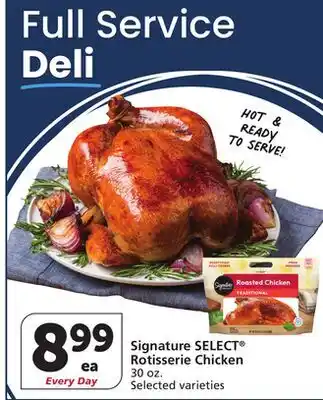 Vons Signature SELECT Rotisserie Chicken offer