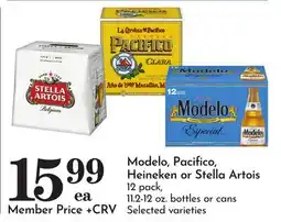 Pavilions Modelo, Pacifico, Heineken or Stella Artois offer