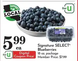 Pavilions Signature SELECT Blueberries offer