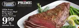 Pavilions HARRIS USDA Prime Black Angus Beef Tri-Tip Roast offer