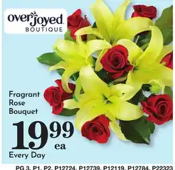Pavilions Overjoyed BOUTIQUE Fragrant Rose Bouquet offer