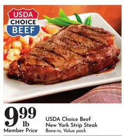 Pavilions USDA Choice Beef New York Strip Steak offer