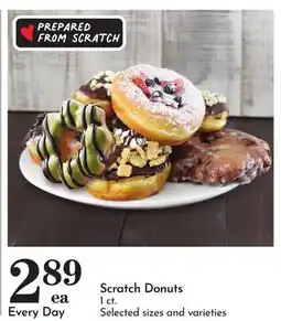 Pavilions Scratch Donuts offer